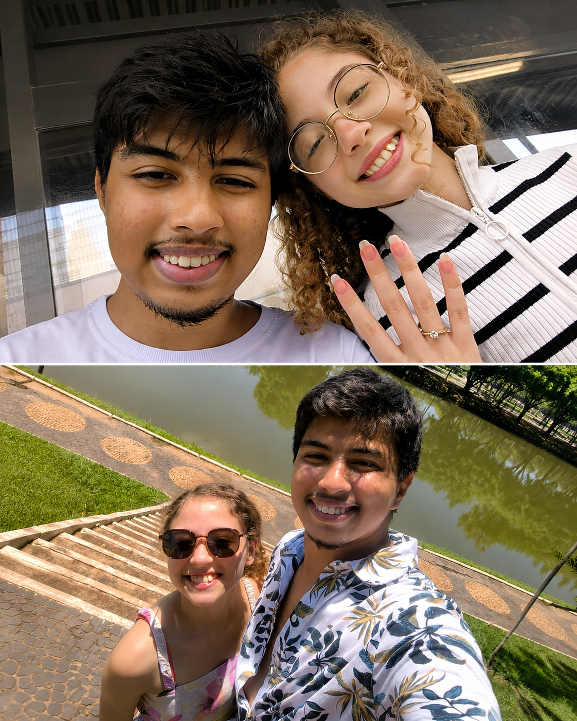 Foto original de la pedida de mano